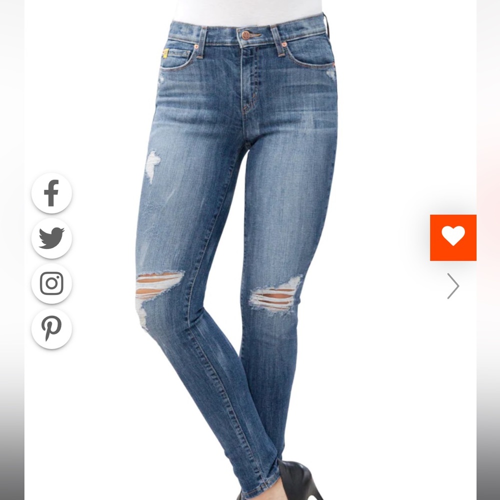YOGA Jeans HIGH RISE SKINNY - MALIBU BEACH - Picture 3 of 15